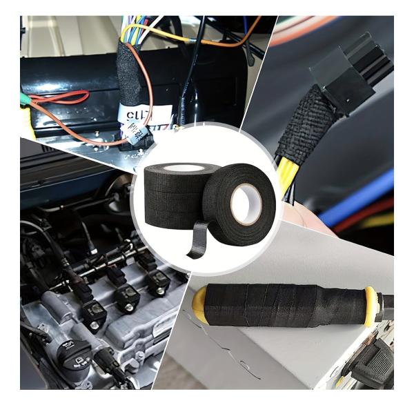 CABS Premium Automotive Insulating Tape – Flame‑Retardant PVC, UV & Moisture Resistant, 19 mm × 33 m, Multi‑Color