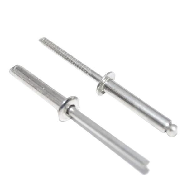 Shind 5.0x30mm Silver Carbon Steel Rivets – 115-Piece Pack | Durable Fasteners for Metal & Wood Applications