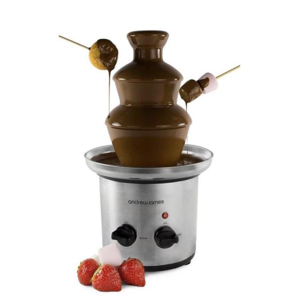 3-Tier Chocolate Fountain – Electric Stainless Steel Fondue Machine for Parties & Events