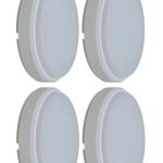7W K-Shaped LED Wall Light – 4-Beam Outdoor/Indoor Wall Lamp – IP65 Waterproof, Warm White 3000K
