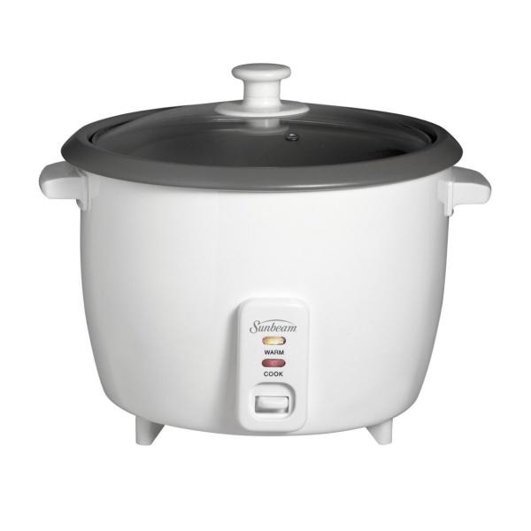 Sunbeam SRC-000A Electric Rice Cooker 1L – Compact Non-Stick Automatic Keep Warm White