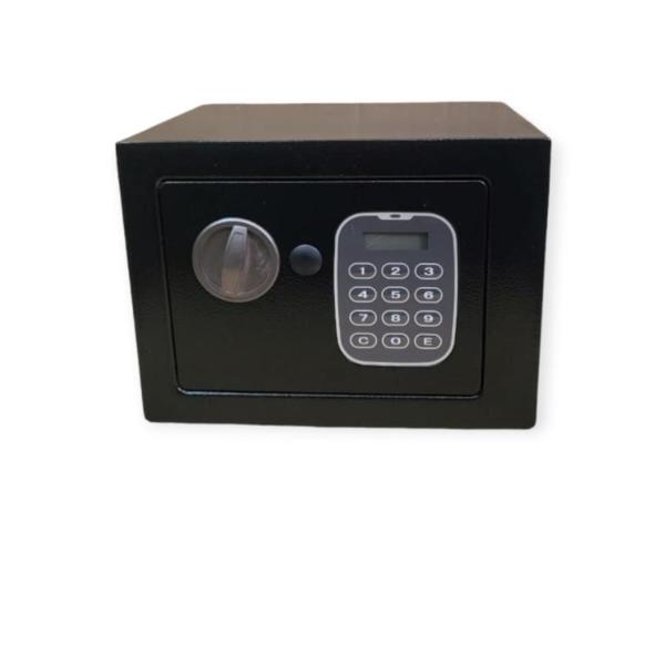 XF0725 17EL Mini Electronic Safe – 4.6L Compact Steel Security Box with Keypad Lock (23x17x17cm)