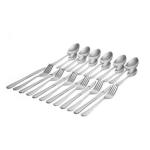 Premium 24-Piece Stainless Steel Cutlery Set in Elegant Black Storage Case – Dinnerware for 6 People