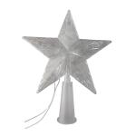 ZYF-105 15cm LED Christmas Tree Top Star – White Lighted Tree Topper Decoration