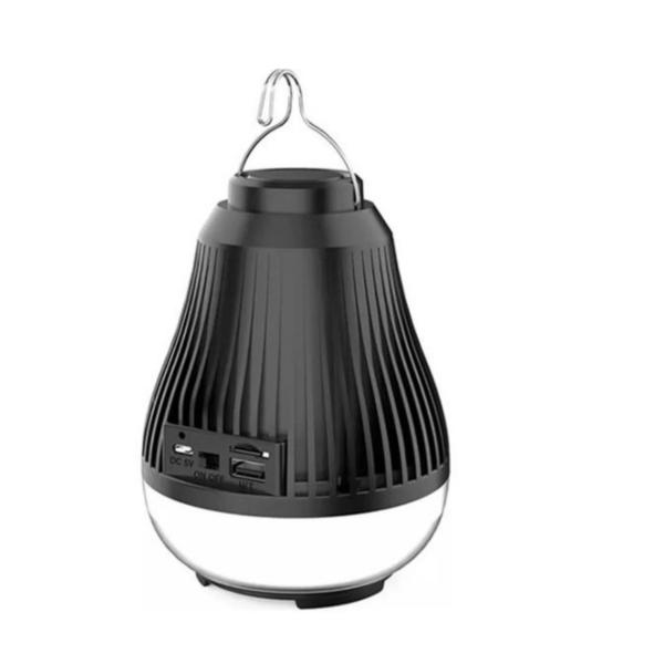 ZQS1317 8W Bluetooth Speaker with Hanging LED Lantern & 1500mAh Power Bank – Ideal for Camping & Outdoor Use
