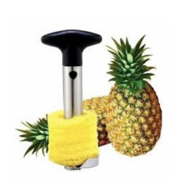 Stainless Steel Pineapple Cutter, Corer & Peeler – Easy Fruit Slicer Tool for Fresh Pineapple Rings