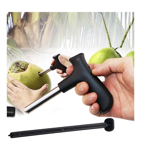 Coconut Opener Tool – Water Punch Drill Straw Hole Opener