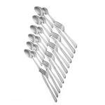 Premium 24-Piece Stainless Steel Cutlery Set in Elegant Black Storage Case – Dinnerware for 6 People