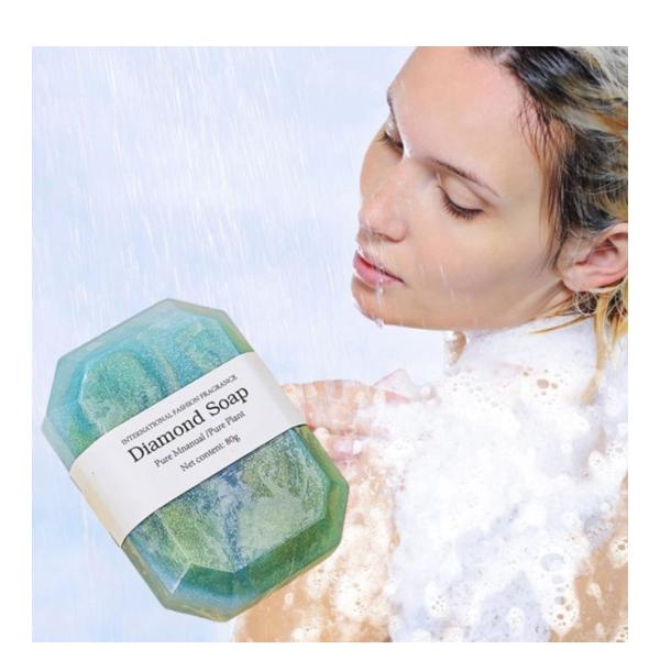 Diamond Soap – Plant-Based Organic Handmade Bathing Soap | All-Natural Body Wash Bar