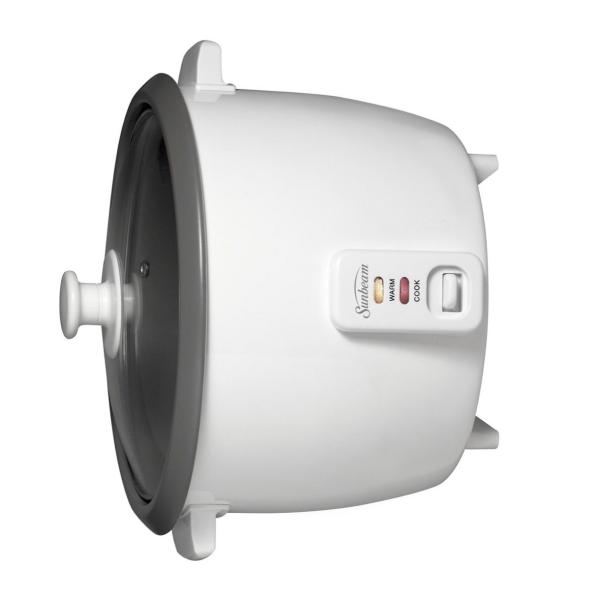 Sunbeam SRC-000A Electric Rice Cooker 1L – Compact Non-Stick Automatic Keep Warm White