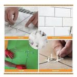 Shind 4mm White Tile Spacers – 563-Piece Pack | Precision Grouting Tools for Wall & Floor Tile Installation