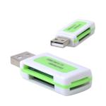 SE-TQ06 4-in-1 USB Memory Card Reader – SD/TF Card Adapter with Micro USB, Type-C & USB Interface – High-Speed Data Transfer