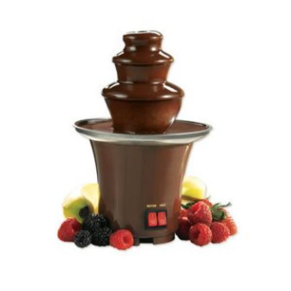 Mini Chocolate Fondue Fountain | Perfect for Parties, Desserts & Snacks | Elegant, Easy-to-Use Chocolate Fountain